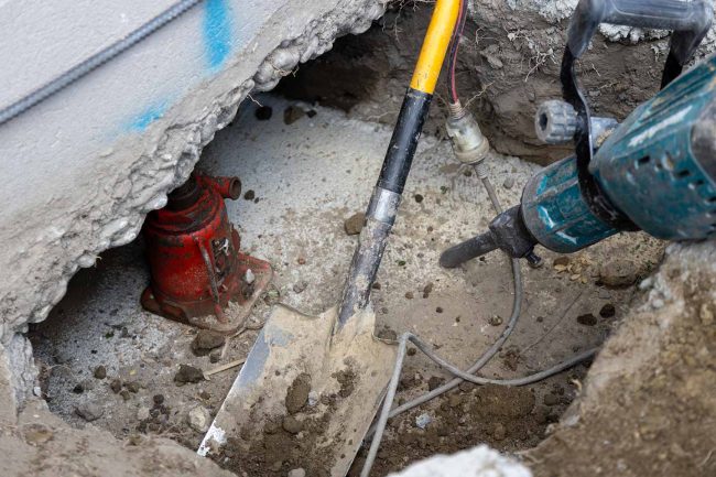 Foundation repairs and relevelling tools
