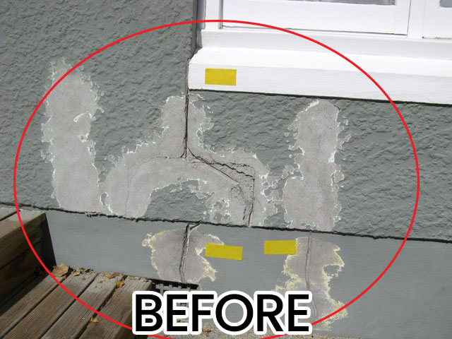 Crack Repairs and Re-Plaster - JAR Builders Christchurch Canterbury NZ