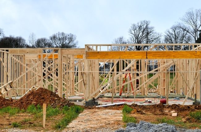House under construction in NZ